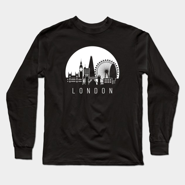 London, skyline Long Sleeve T-Shirt by ThyShirtProject - Affiliate